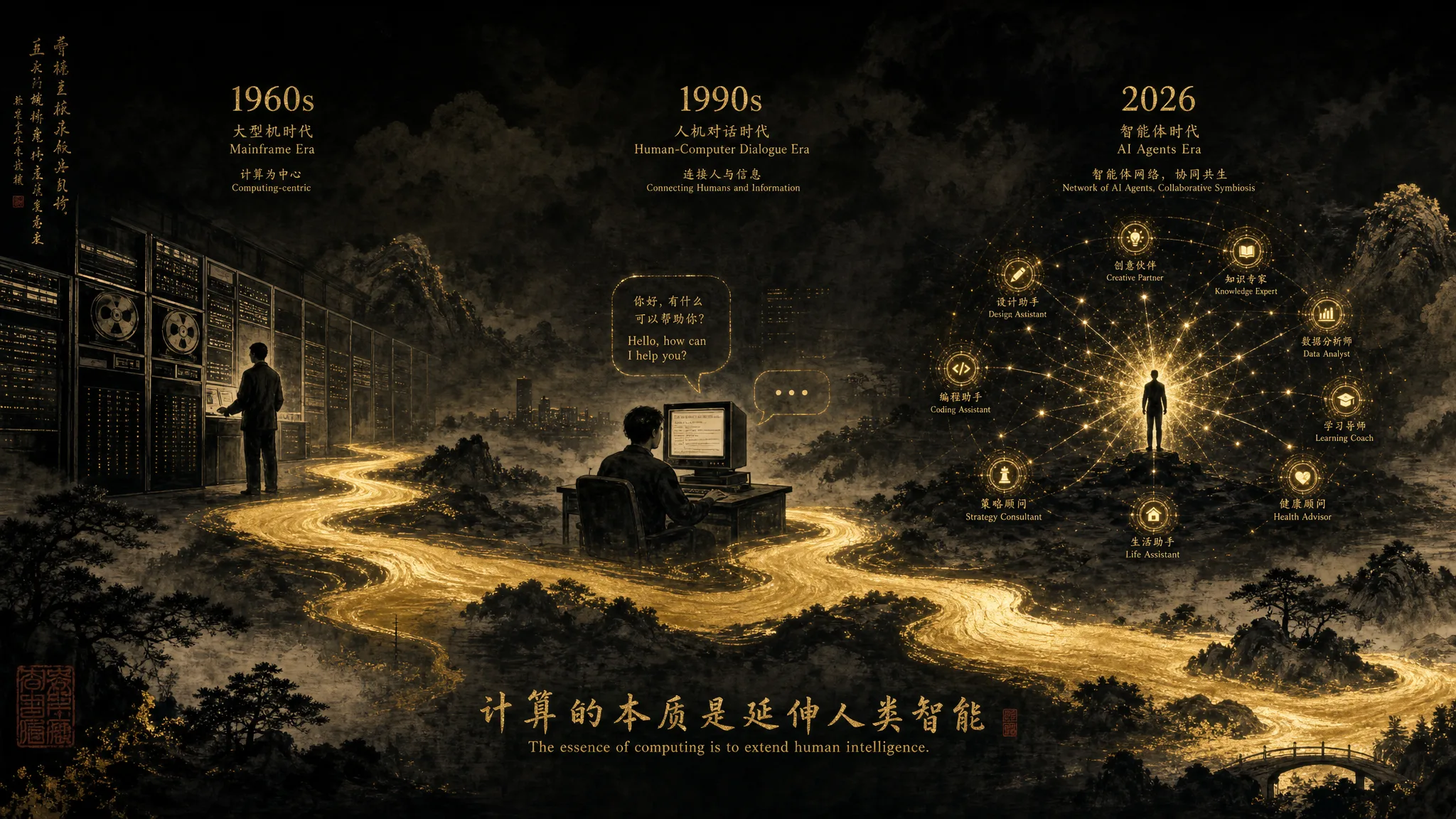 人机交互范式演进 · 六十年同一张力