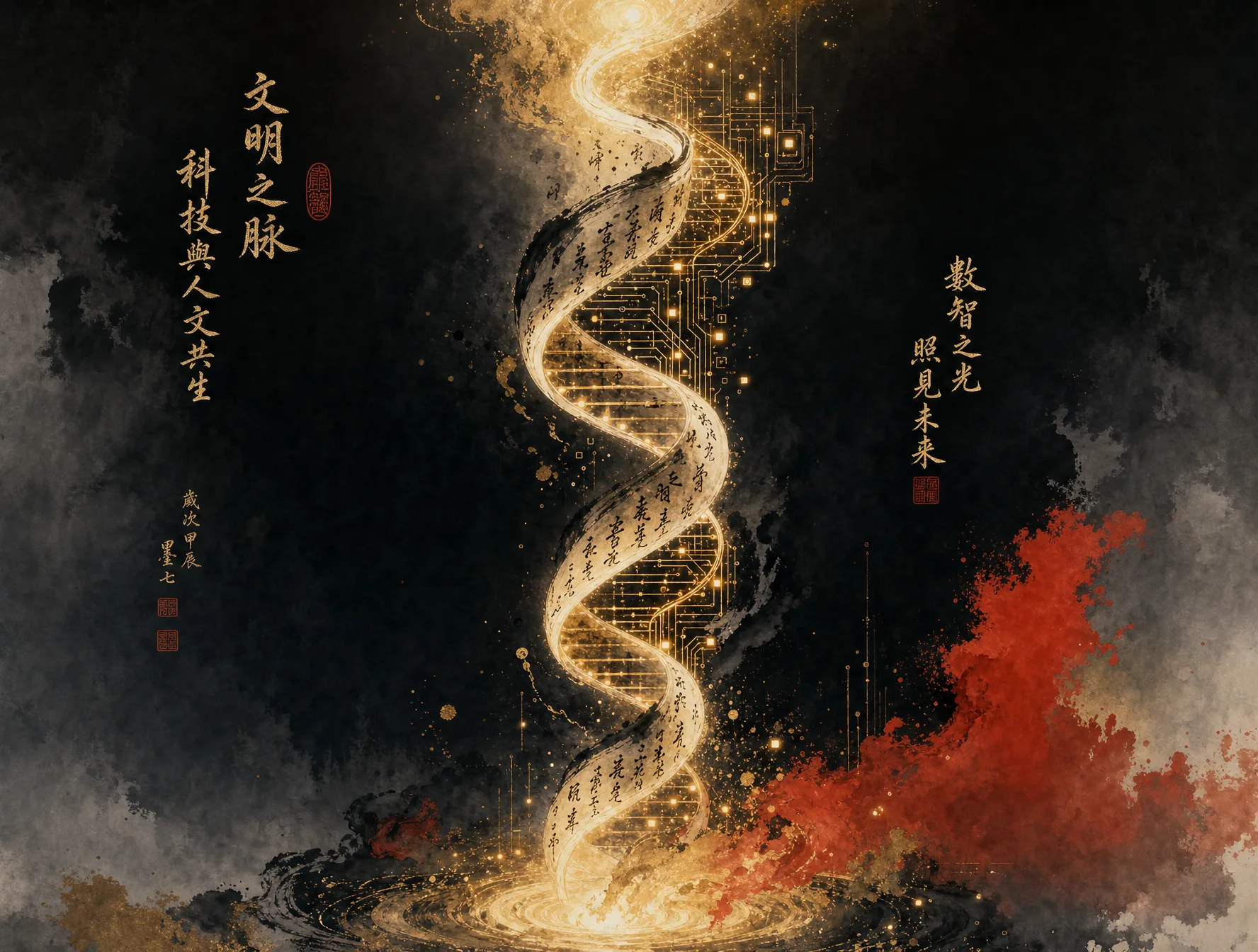 人机共生启示 · 双螺旋共同进化